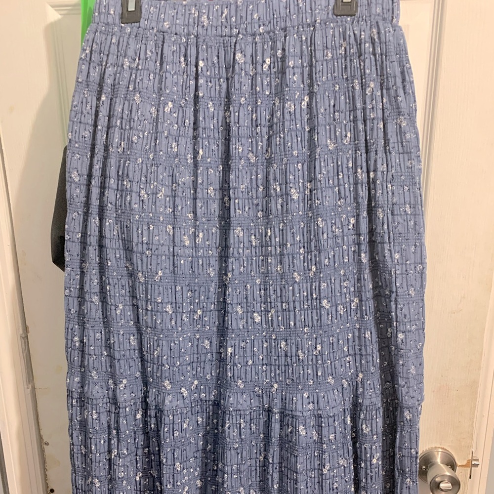 Long cotton summary skirt